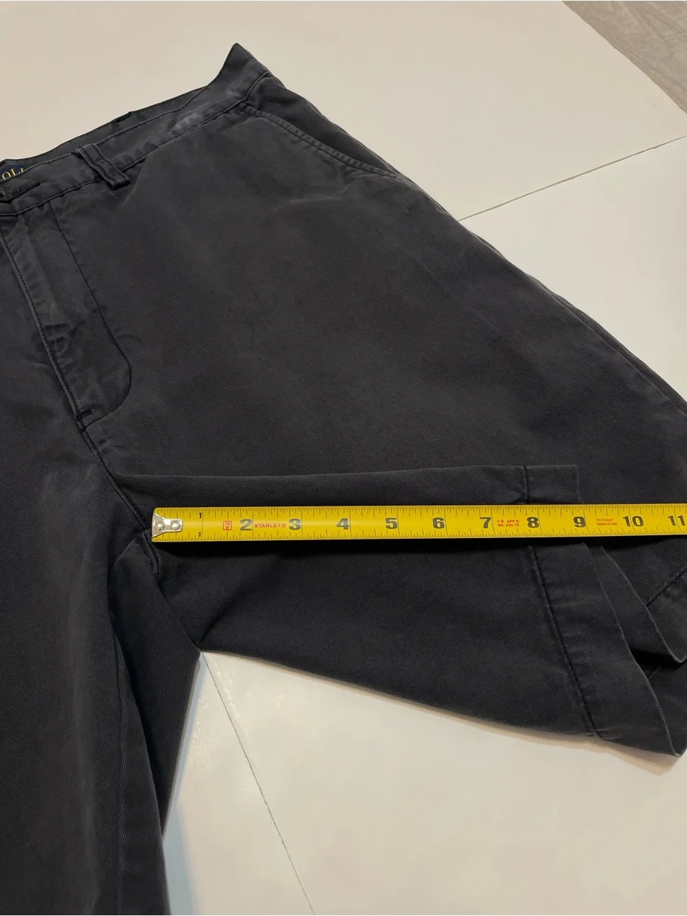 Polo Ralph Lauren Charcoal Flat Front Men's Shorts Size 34